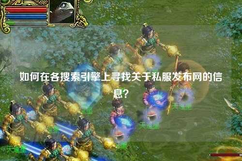 如何在各搜索引擎上尋找關于私服發(fā)布網的信息？