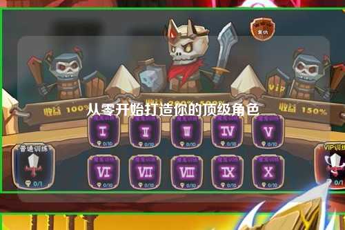 從零開始打造你的頂級角色