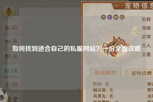 如何找到適合自己的私服網站？一份全面攻略