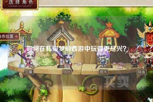 如何在私服夢幻西游中玩得更盡興？