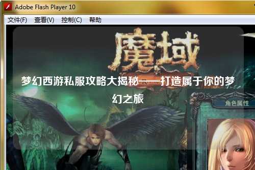 夢幻西游私服攻略大揭秘——打造屬于你的夢幻之旅