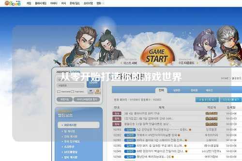 從零開始打造你的游戲世界