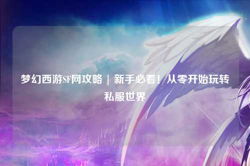夢幻西游SF網(wǎng)攻略 | 新手必看！從零開始玩轉(zhuǎn)私服世界